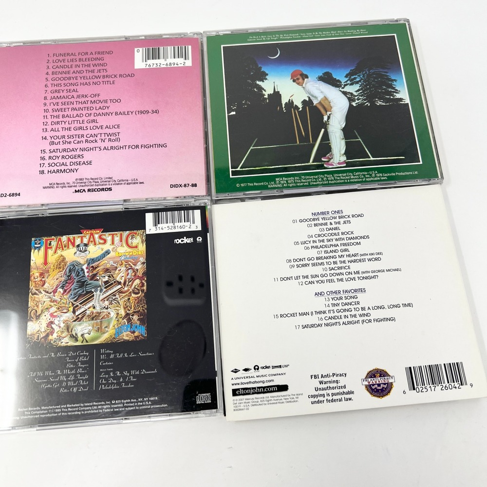 Elton John CD Lot 6 Albums Goodbye Yellow Brick Road Greatest Hits Rocket Man - Picture 7 of 15